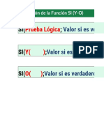 Tema 2 Ejercicio 1 Funcion SI (Y-O) en Excel