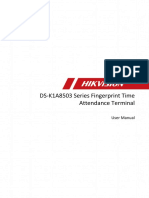 UD12589B-E - Baseline - DS-K1A8503 Series Fingerprint Time Attendance Terminal - User Manual - V1.3 - 20201207