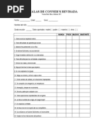 Conners Escala Para Padres PDF