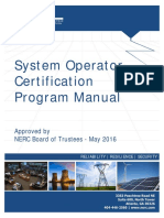NERC Operator Certifcation Curriculum - Manual
