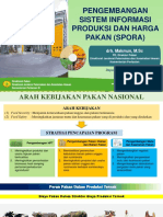 Bahan Paparan Sosialisasi Sistem Informasi Pakan SPORA 18 Februari 2021