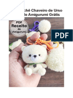 PDF Croche Chaveiro de Urso Receita de Amigurumi Gratis