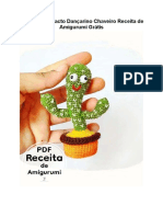 PDF Croche Cacto Dancarino Chaveiro Receita de Amigurumi Gratis