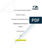 Plantilla de Protocolo de Investigación