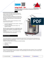 TSu Thermal Screening Unit For Explosion Hazards Liquids and Powders