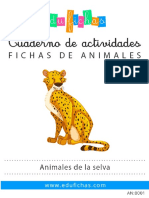 AN001 Animales de La Selva Edufichas