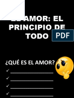 El Amor Como Principio en La Vida Cristiana