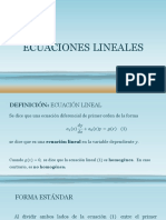 Ecuaciones Lineales 