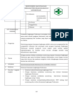 8.5.2.4 SOP Monitoring Dan Evaluasi Terhadap Program Keamanan Lingkungan