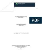 Jharol Duvan Torres Ejercicio 1.1 ESTADISTICA DESCRIPTIVA