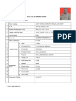 Daftar Riwayat Hidup: 197910102000121001 Penata Tk.I / Iii-D 10 OKTOBER 1979 / 42 THN