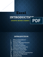 Introduction To Excel - 2022