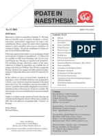 Update in Anaesthesia: ISSN 1353-4882