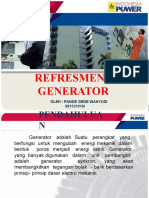 Generator Refresment
