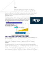 Part 1. Case Studies: Case Study 1: The Apache Helicopter Program and A Bet The Company Strategy