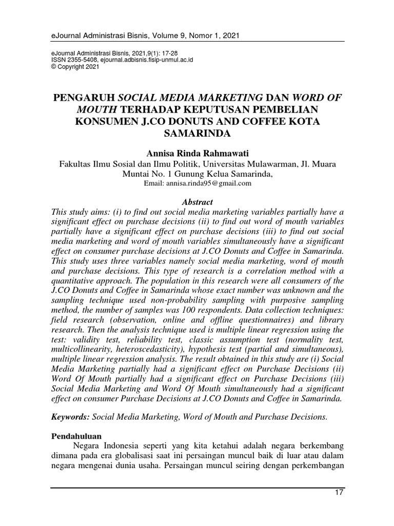 pengaruh-social-media-marketing-dan-word-of-konsumen-j-co-donuts-and