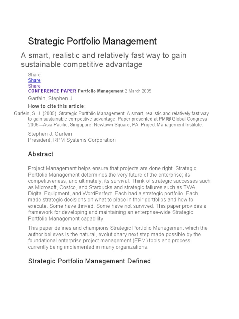strategic-portfolio-management-a-smart-realistic-and-relatively-fast