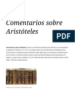 Comentarios Sobre Aristóteles - Wikipedia, La Enciclopedia Libre