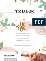 Batik Parang: Motif dan Maknanya