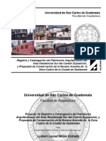 Registro y catalogación del patrimonio arquitectónico del área residencial sur del Cantón Exposición