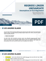 Univariate OLS Assumptions - 18092022