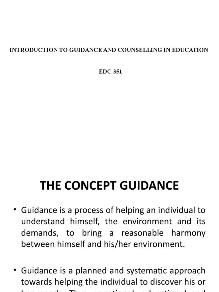 Guidance & Counseling for Educators | PDF | Psychotherapy | Counseling ...