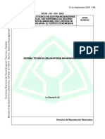 NTON 00 024-2003 Uso Sostenible Del Recurso Mangle