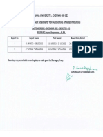 Internal Assessment Schedule _ III Sem MBA