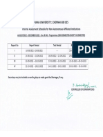 Internal Assessment Schedule - V, VII Sem UG
