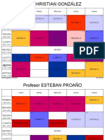 Prueba 5 Horario de Docentes 5 de Junio