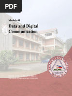 Data and Digital Communication - Module 01