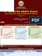 3rd Quarter SMEPA Report Summary