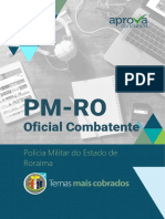 PM-RO Oficial Combatente: os temas mais cobrados