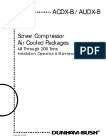 Screw Compressor Air Cooled Packages ACDX-B, AUDX-B