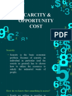 Scarcity & Opportunity Cost