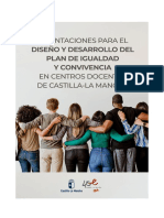 Documento Orientaciones Diseño Plan Igualdad y Convivencia