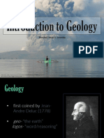 GE 111 Lecture 01 Introduction To Geology