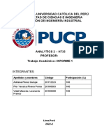 INFORME 1 - Analytics