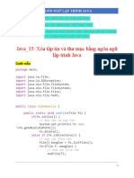 Java - 15: Xóa tập tin và thư mục bằng ngôn ngữ lập trình Java