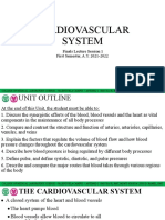 Cardiovascular System Lecture