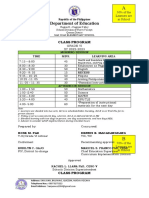 GRADE 6 CLASS PROGRAM Three Sets FINAL