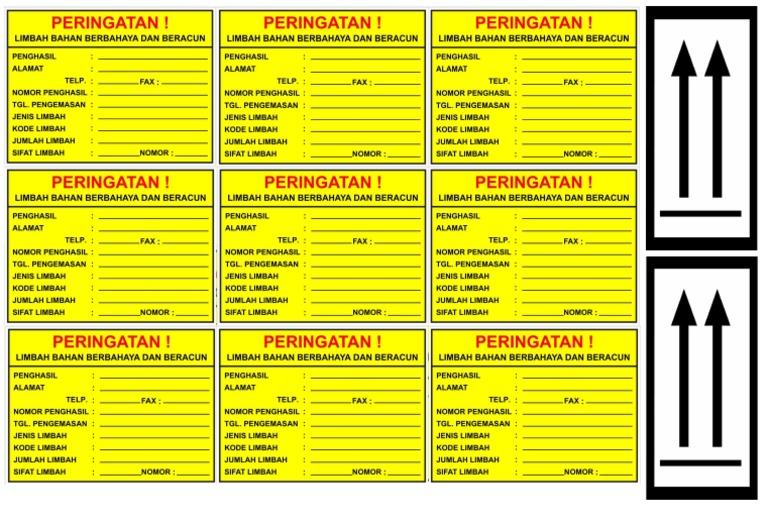 Contoh Format Print Label | PDF