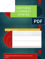 Chapter 5 Defining Common Stock