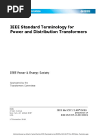 IEEE Standard Terminology For Power and Distribution Transformers