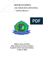 Pogram Kerja BUMDES MITRA BRAJA TAHUN 2017-2021