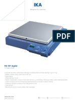 KS 501 digital orbital shaker with large load capacity