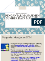 Handout 1 Pengantar Manajemen Sumber Daya Manusia BR