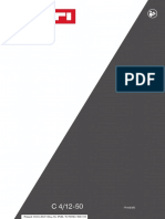 Operating Instruction C 4 12 50 HR Operating Instruction PUB 5170396 000