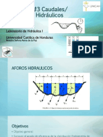 Sesión #3 Caudales Aforos