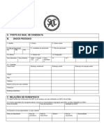 Candidatura SADC Formulário